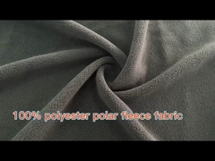Hoodie van hoge kwaliteit, materiaal om warm te blijven, gebreide polyester, eenzijdige stof van polar fleece.